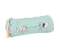 safta CATS & DOGS - Astuccio rotondo per bambini, ideale per bambini dai 5 ai 14 anni, comodo e versatile, qualità e resistenza, 20 x 7 cm, Blu pastello, M, Casual