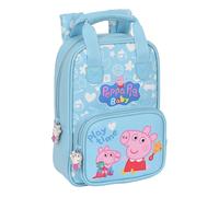 Safta -Children's Backpack with Handles Peppa Pig Baby 20X28X8Cm, Multicolor (61