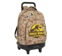 safta Compact Jurassic World Wheeled Backpack One Size