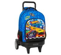 Safta Compact With Remove Evolutive Hot Wheels Let´s Race Backpack One Size