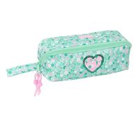 Safta Cuore - Astuccio quadrato grande, astuccio per bambini, ideale per bambini in età scolastica, comodo e versatile, qualità e resistenza, 22 x 10 x 10 cm, Menta, M, Casual