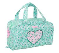 Safta Cuore - Beauty case rettangolare con manico, borsa per bambini, adattabile al carrello, ideale per bambini dai 5 ai 14 anni, confortevole e versatile, qualità e resistenza, 31 x 14 x 19 cm