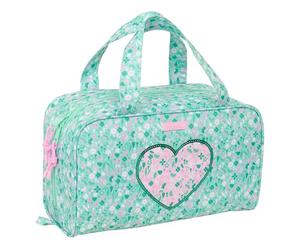 Safta Cuore - Beauty case rettangolare con manico, borsa per bambini, adattabile al carrello, ideale per bambini dai 5 ai 14 anni, confortevole e versatile, qualità e resistenza, 31 x 14 x 19 cm