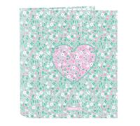 Safta CUORE - Folio Folder 4 Rings, Ideal for Children of Different Ages, Comfor