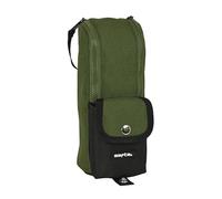 Safta DARK FOREST - Astuccio per bambini, ideale per bambini in età scolastica, comodo e versatile, qualità e resistenza, 6 x 21 x 6 cm, colore: verde cachi/nero, Verde cachi/nero, Estándar, Casual