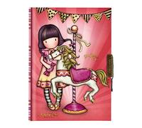 Safta, diario Gorjuss Fairground Carousel 12,8 x 17,5 x 2 cm Unisex-Bimbi, multicolore, Talla única