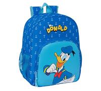 Safta Donald - Zaino per bambini, adatto per bambini, adatto per bambini in età scolastica, comodo e versatile, qualità e resistenza, 32 x 12 x 38 cm, colore blu, blu, Estándar, Casual