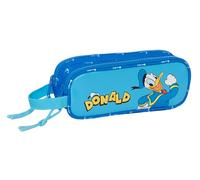safta Donald - Astuccio per bambini, per bambini, ideale per bambini in età scolastica, comodo e versatile, qualità e resistenza, 21 x 6 x 8 cm, colore blu, blu, Estándar, Casual