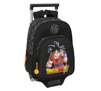 safta DRAGON BALL COMBAT - Zaino per bambini con carrello 705, ideale per bambini di diverse età, comodo e versatile, qualità e resistenza, 27 x 10 x 33 cm, Nero, M, Casual