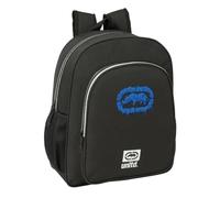safta ECKO UNLTD. WORLDWIDE - Zaino scuola per bambini, adattabile al carrello, ideale per bambini in età scolare, comodo e versatile, qualità e resistenza, 32 x 12 x 38 cm, Nero, M, Casual