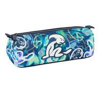 safta El Bambino KOOK - Astuccio con cerniera e scomparto, astuccio per bambini, ideale per bambini in età scolastica, comodo e versatile, qualità e resistenza, 21 x 7 x 8 cm, Blu navy, M, Casual