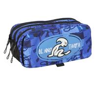 safta EL BAMBINO ROLLER - Astuccio triplo grande, astuccio per bambini, ideale per bambini in età scolastica, comodo e versatile, qualità e resistenza, 21,5 x 8 x 10 cm, blu/nero, M, Casual