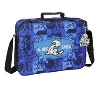 Safta EL BAMBINO ROLLER - Portafogli Extrascolastici, Valigetta portatodo, Tracolla comoda e versatile, qualità e resistenza, 38 x 6 x 28 cm, blu/nero, M, Casual