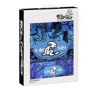 safta EL BAMBINO ROLLER - Set regalo, astuccio regalo, confezione da 3, set di cancelleria, regalo speciale, 28 x 6 x 35 cm, blu/nero, M, Casual