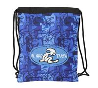 Safta Zaino sportivo EL BAMBINO ROLLER - Chiusura con lacci 35x45 cm Blu/Nero M