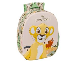 safta El King León - Zaino scolastico, con design 3D, ideale per bambini di diverse età, comodo e versatile, qualità e resistenza, 27 x 10 x 33 cm