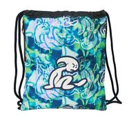 safta El Bambino KOOK - Zaino per sacco sportivo, chiusura con lacci, zaino, ideale per bambini di diverse età, comodo e versatile, qualità e resistenza, 35 x 45 cm, Blu navy, M, Casual