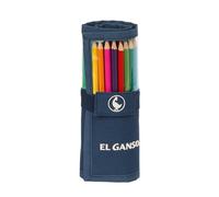 El Ganso Astuccio Scuola El Ganso Classic Blu Marino 7 X 20 X 7 Cm 27 Pezzi S_03