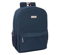 Safta EL OCA ECLIPSE - Zaino scolastico, adattabile al carrello, ideale per bambini di diverse età, comodo e versatile, qualità e resistenza, 32 x 14 x 43 cm, Blu navy, M, Casual