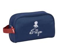Safta El PuLPO - Beauty case per bambini con manico, beauty case per bambini, facile da pulire, comodo e versatile, qualità e resistenza, 24 x 10 x 15 cm, Blu navy, M, Casual