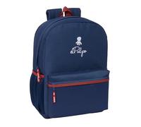 safta EL PULPO - Zaino da scuola, adattabile al carrello, ideale per bambini di diverse età, comodo e versatile, qualità e resistenza, 32 x 14 x 43 cm, Blu navy, M, Casual