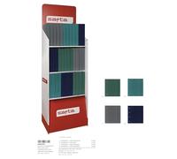 safta - Espositore Carpeblock, con contenuti, resistente, leggero, durevole, di alta qualità, multicolore, grigio scuro, grigio, Estándar, Casual