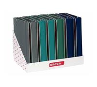 Safta - Espositore di Carpeblock, resistente, leggero, durevole, di alta qualità, multicolore, grigio scuro, grigio, Estándar, Casual