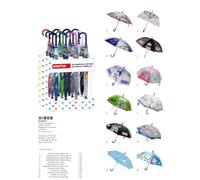 safta - Espositore per ombrelli, resistente, leggero, durevole, di alta qualità, 41 x 20 x 33 cm, multicolore, M, Casual