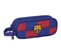 safta F.C. Barcellona 1ª attrezzatura 25/26 - Astuccio doppio bambino, astuccio per bambini, ideale per bambini in età scolastica, comodo e versatile, qualità e resistenza, 21 x 6 x 8 cm, blu/granata