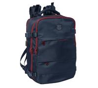 safta F.C. Barcellona 1ª attrezzatura 25/26 - Zaino da viaggio in cabina, per laptop da 15,6'', ideale per giovani di diverse età, confortevole e versatile, qualità e resistenza, 29 x 19 x 44 cm, blu