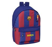 safta F.C. Barcellona 1ª attrezzatura 25/26 - Zaino per laptop da 15,6" e USB, ideale per giovani di diverse età, tessuto riciclato, comodo e versatile, qualità e resistenza, 31 x 18 x 44 cm, blu