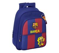 safta F.C. Barcellona 1ª attrezzatura 25/26 - Zaino scuola per bambini, ideale per bambini di diverse età, confortevole e versatile, qualità e resistenza, 27 x 10 x 33 cm, blu/granata, M, Casual