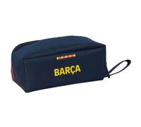 safta F.C. Barcellona 1ª attrezzatura 26/27 - Astuccio quadrato grande, astuccio per bambini, ideale per bambini in età scolastica, comodo e versatile, qualità e resistenza, 22 x 10 cm