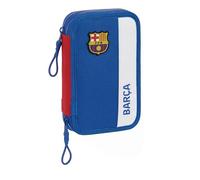 F.c. Barcelona Astuccio Doppio F.c. Barcelona Azzurro Rosso Granato 12.5 X 19.5
