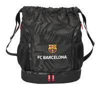 safta F.C. Barcellona Black - Zaino sacco, zaino, ideale per bambini di diverse età, comodo e versatile, qualità e resistenza, 34 x 15 x 43 cm, colore nero, Nero, Estándar, Casual
