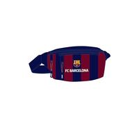 Safta F.C. Barcellona - Marsupio con tasca esterna, ideale per giovani e bambini di diverse età, comodo e versatile, qualità e resistenza, 23 x 9 x 12 cm, colore: blu marino/bordeaux, Blu
