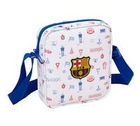 F.C. Barcellona Prescolastico - Borsa a tracolla piccola, borsa per bambini, ideale per bambini dai 5 ai 14 anni, comoda e versatile, qualità e resistenza, 16 x 4 x 18 cm