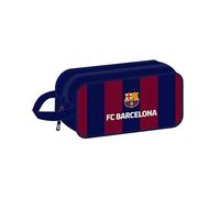 Safta F.C. Barcellona - Scarpiera media, multiuso, portatodo, sport, extrascolari, calcio, comoda e versatile, 29 x 14 x 15 cm, colore: blu navy/bordeaux, Blu marino/Granato, Estándar, Casual