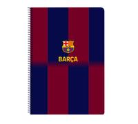 Safta F.C. Barcelona 1st Team 25/26 - Notebook, Folio Notebook 80 Sheets Hard Co