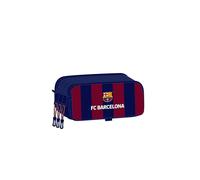 F.c. Barcelona Portaoggetti Triplo F.c. Barcelona 24/25 Rosso Granato Blu Marino