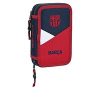 PLUMIER DOPPIO PQño 28 pz F.C.BARCELLONA "AZIENDA", Blu Bianco/Granato, Taglia unica