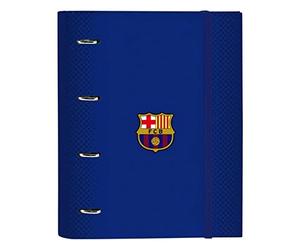 Safta - F.C. Barcelona Raccoglitore a 4 anelli da 30 mm, 270 x 35 x 320 mm (512029666)