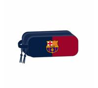 safta FC Barcelona - Astuccio doppio 3D per bambini, ideale per bambini in età scolare, comodo e versatile, qualità e resistenza, 21 x 6 x 8 cm, blu/granata, M, casual, Blu/Granata, m, casual