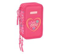 safta Feeling - Astuccio scuola con 37 utili inclusi, astuccio per bambini, ideale per bambini dai 5 ai 14 anni, comodo e versatile, qualità e resistenza, 12,5 x 5,5 x 19,5 cm, multicolore, M, Casual