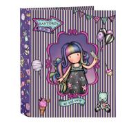 Safta -Folder F. 4 Rings 35Mm Wide Spine Gorjuss Fairground Up and Away 27X33X6C