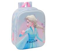 Safta FROZEN 3D - Zaino da asilo 3D, adattabile al carrello, facile da pulire, ideale per bambini di diverse età, comodo e versatile, qualità e resistenza, 22 x 10 x 27 cm, colore lilla, viola,