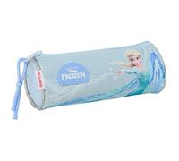 safta FROZEN - Astuccio rotondo per scuola, ideale per bambini dai 5 ai 14 anni, comodo e versatile, qualità e resistenza, 20 x 7 cm