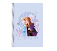 Safta FROZEN Believe - Taccuino 80 fogli, copertina rigida, ideale per bambini di diverse età, comodo e versatile, qualità e resistenza, 21,5 x 31 cm, colore lilla, viola, Estándar, Casual