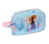 safta FROZEN ICE MAGIC - Porta Colazione Termica, Portatodo, Qualità e Massima Resistenza, Porta Alimenti, Ricreo, 21,5 x 6,5 x 12 cm, Blu chiaro, M, Casual