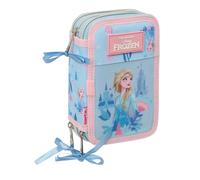 Safta Frozen Ice Magic - School Pencil Case with 37 Tools Included, Children's P